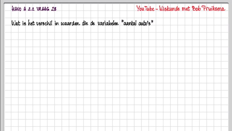Data verzamelen Opgave 28