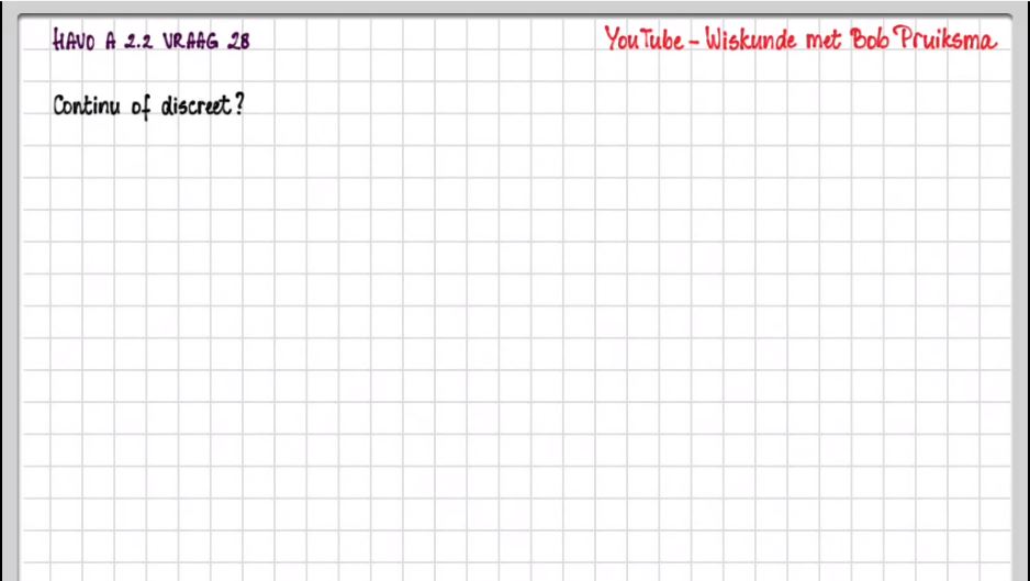 Data verzamelen Opgave 29