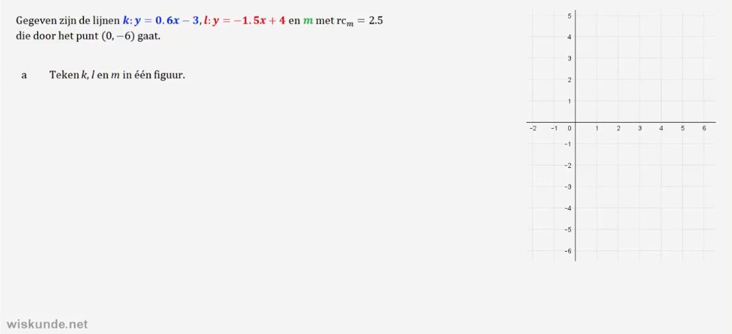 Lineaire formules Opgave 5
