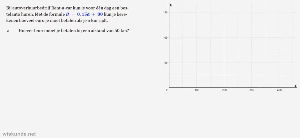 Lineaire formules Opgave 6