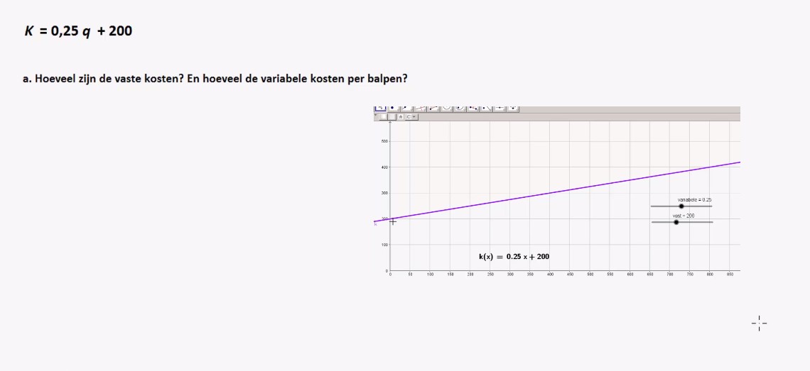 Lineaire formules Opgave 8