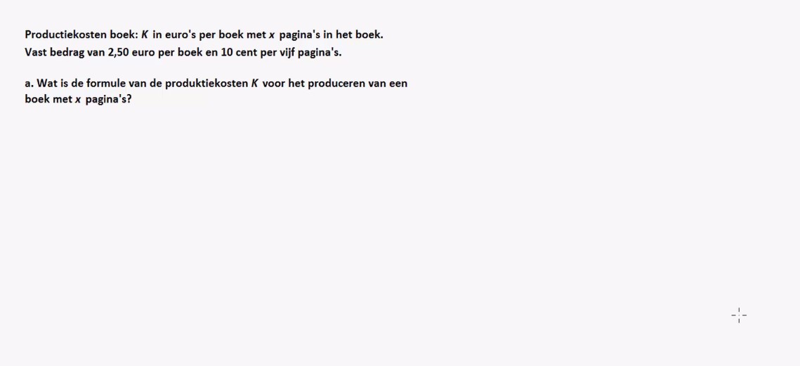 Lineaire formules Opgave 11