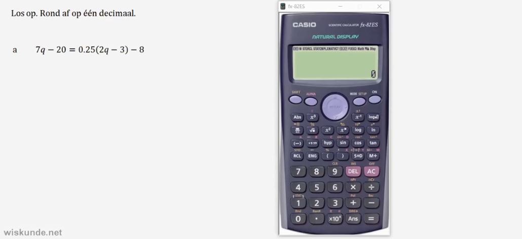 Lineaire formules vergelijken Opgave 24