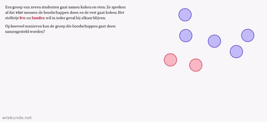 Permutaties en combinaties Opgave 36