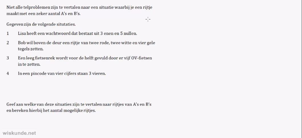 Allerlei telproblemen opgave 41