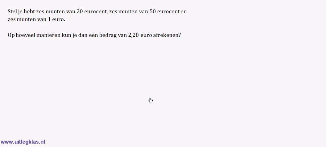 Allerlei telproblemen opgave 61