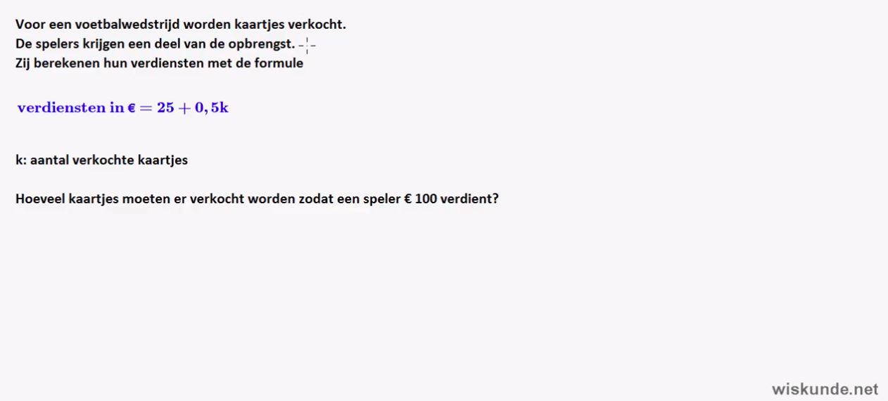 Vergelijkingen oplossen Opgave 54