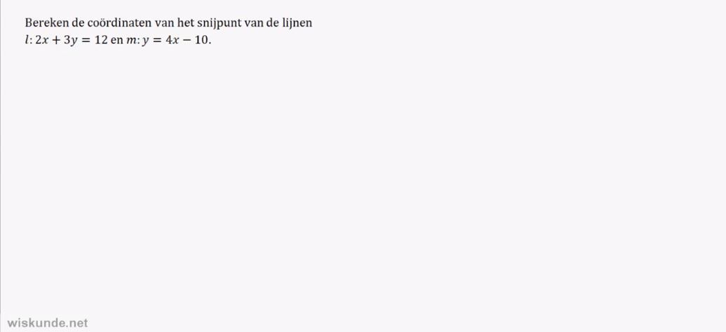Stelsels vergelijkingen opgave 57