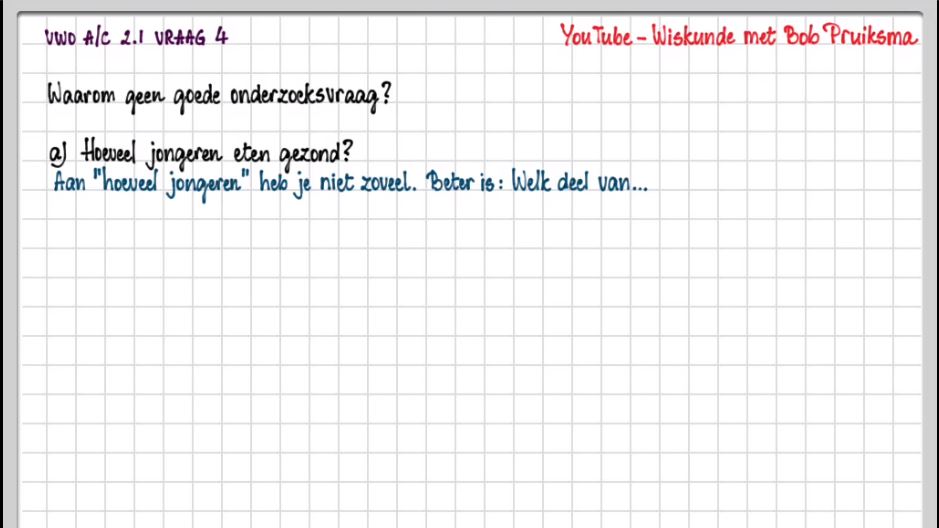De statistische cyclus Opgave 4
