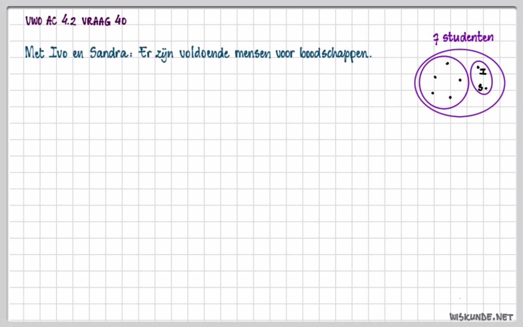 Permutaties en combinaties Opgave 40
