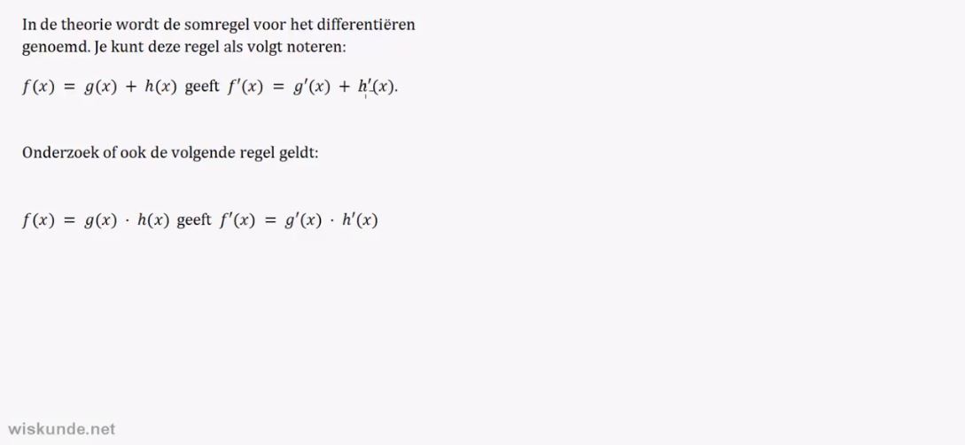 Differentiëren Opgave 72