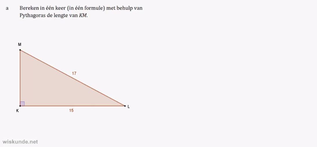Berekeningen in driehoeken opgave 11