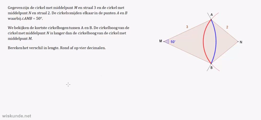 Lengte, omtrek en oppervlakte opgave 65