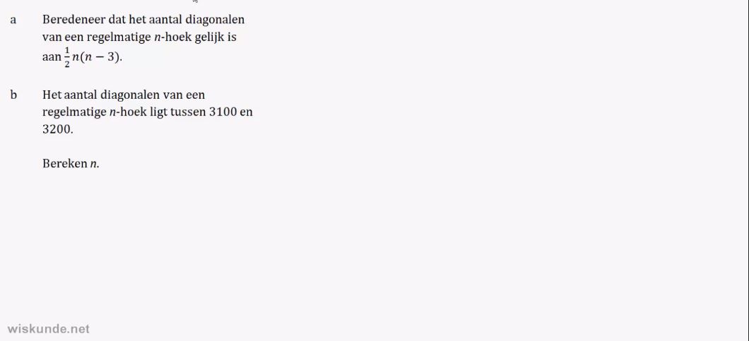 Hogeregraadsvergelijkingen en ongelijkheden opgave 51