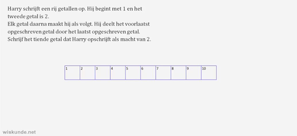 Machten met negatieve en gebroken exponenten Opgave 11