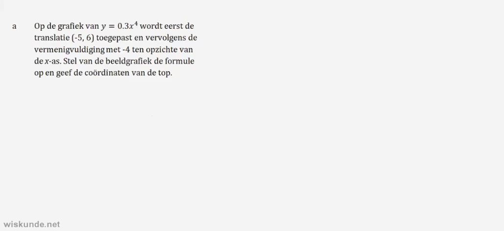 Grafieken van machtsfuncties veranderen opgave 23