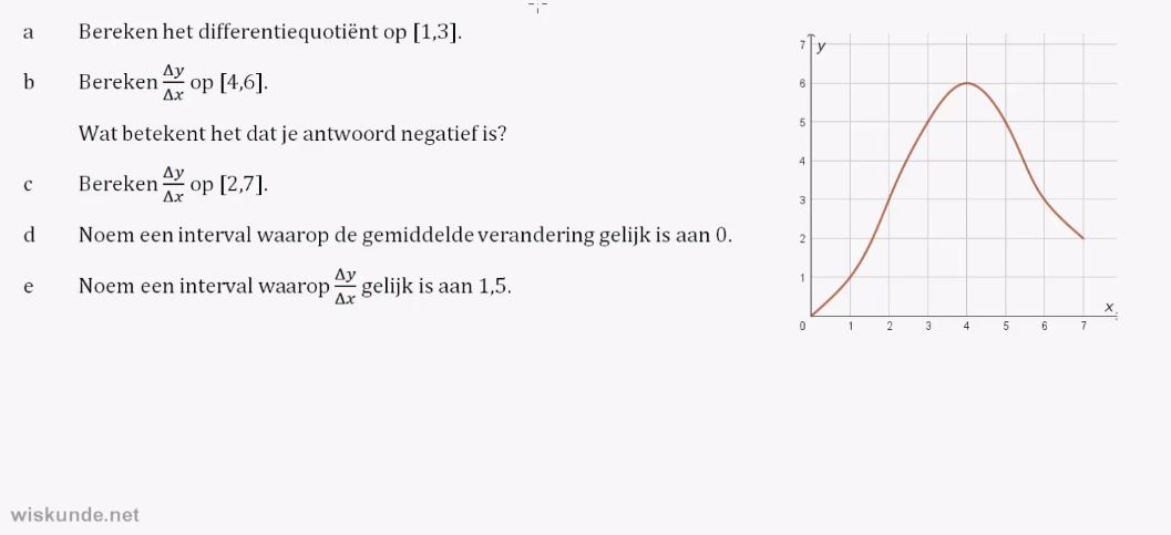 Differentiequotiënten opgave 45