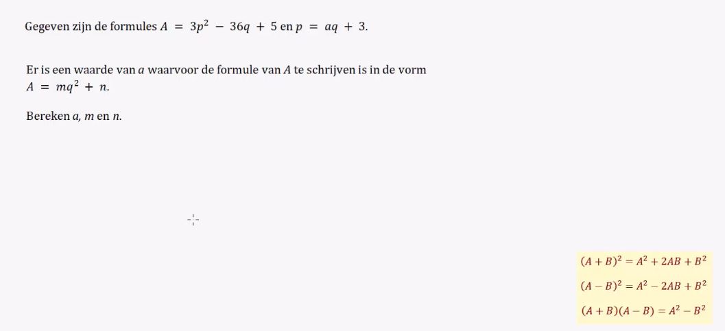 Formules combineren en herleiden Opgave 13