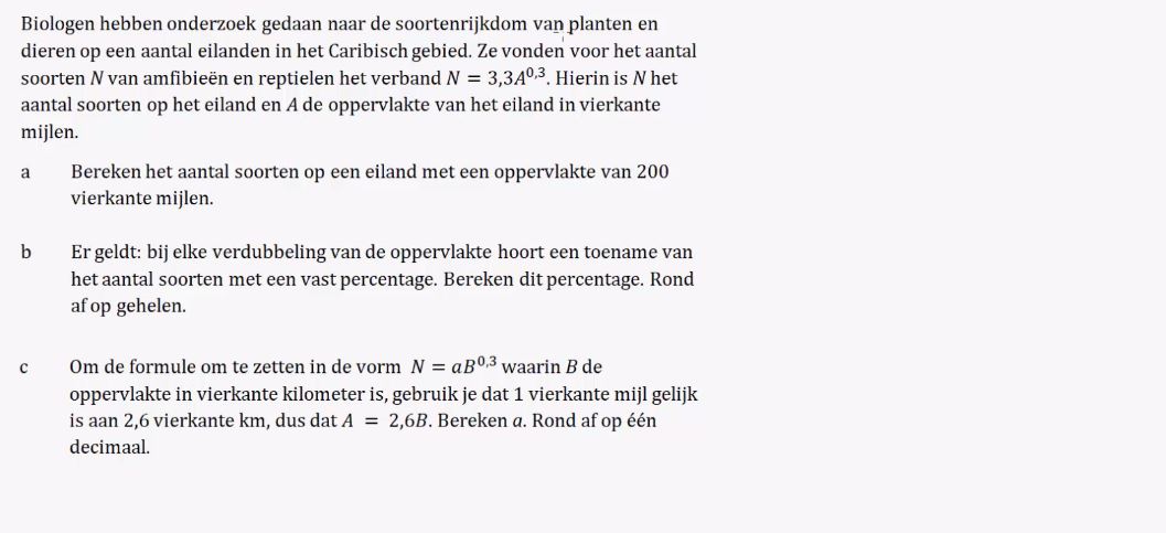 Rekenen met machten en wortels opgave 53