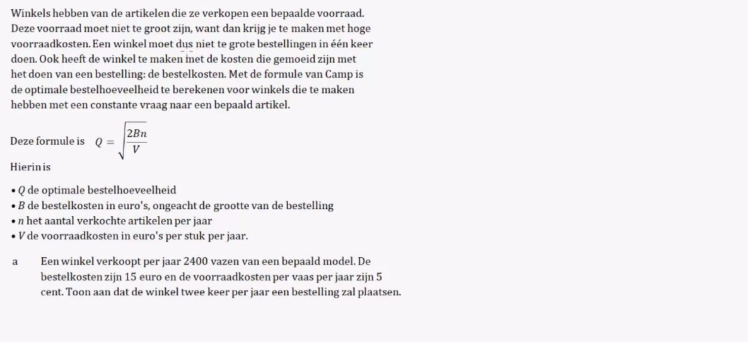 Rekenen met machten en wortels opgave 66