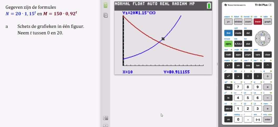Formules met exponenten Opgave 72