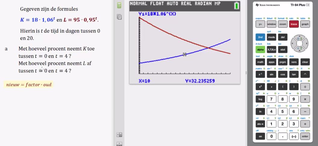 Formules met exponenten Opgave 73