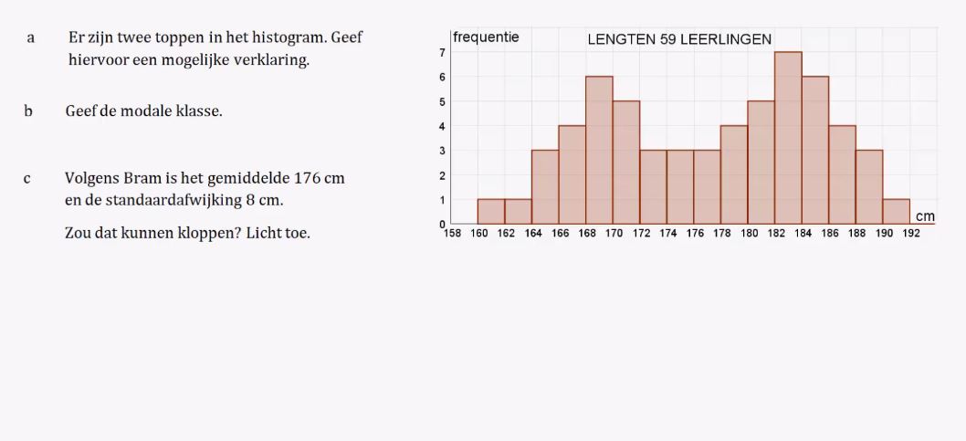 Statistische verdelingen opgave 3