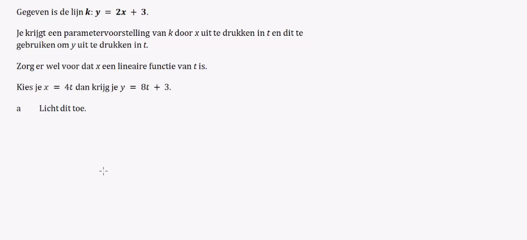 Vectoren en lijnen opgave 38