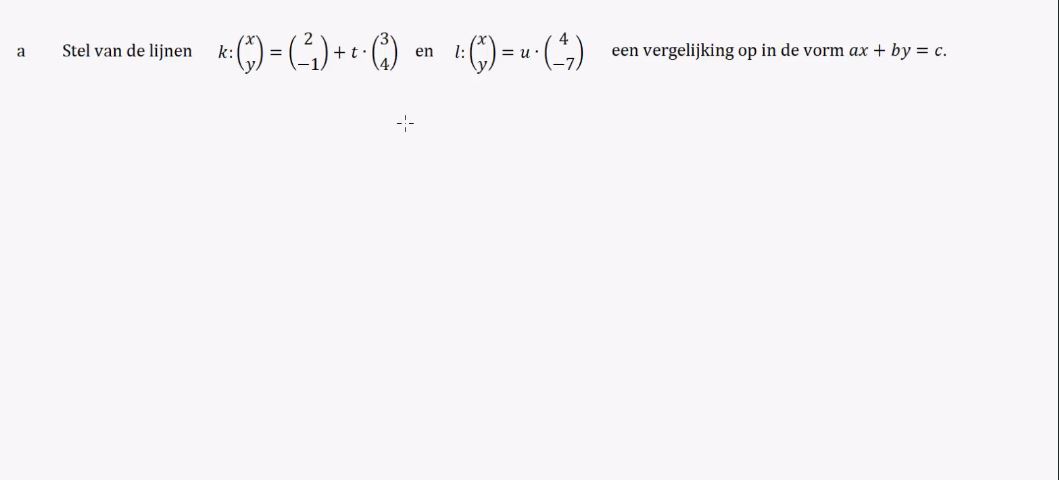 Vectoren en hoeken opgave 55