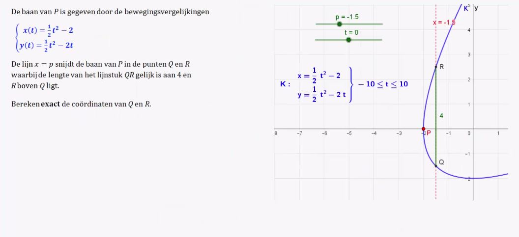 Vectoren bij snelheid en versnelling opgave 72