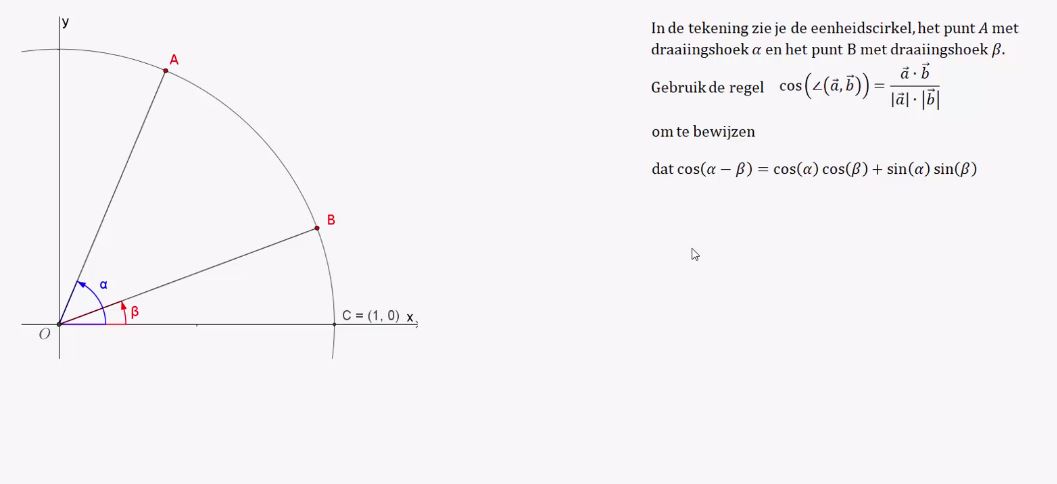 Goniometrische formules bij vergelijkingen en herleidingen Opgave 10