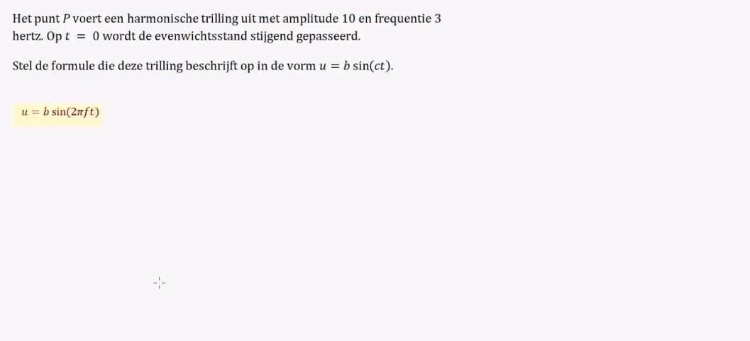Eenparige cirkelbewegingen en harmonische trillingen opgave 43