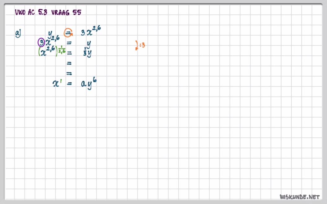 Formules herleiden en variabelen vrijmaken opgave 55