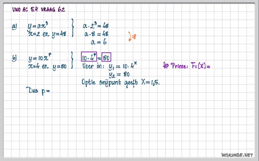 Formules met machten en wortels opgave 62