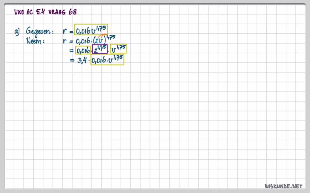 Formules met machten en wortels opgave 68