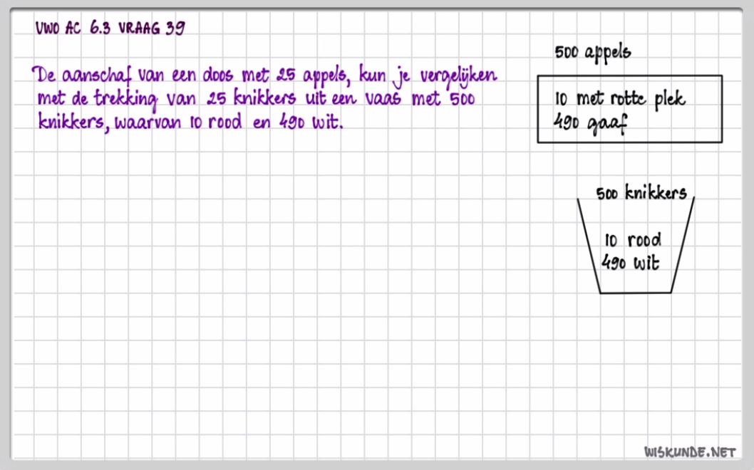 Het vaasmodel en de productregel opgave 39