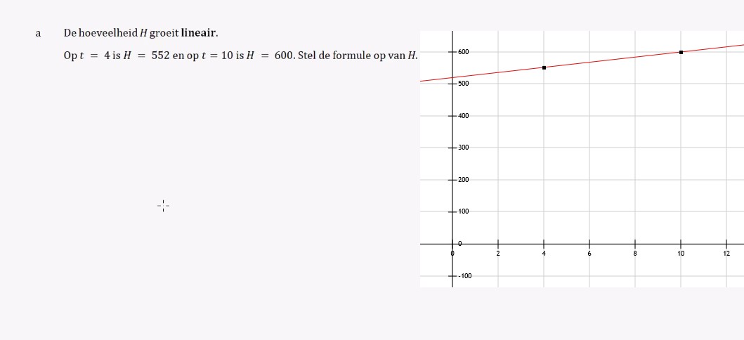 Lineaire en exponentiële groei opgave 3