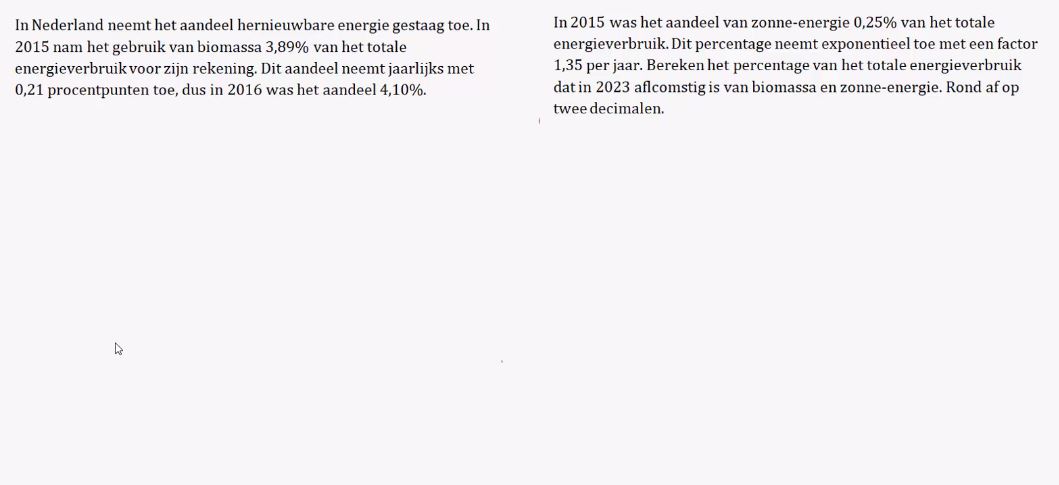 Lineaire en exponentiële groei opgave 10