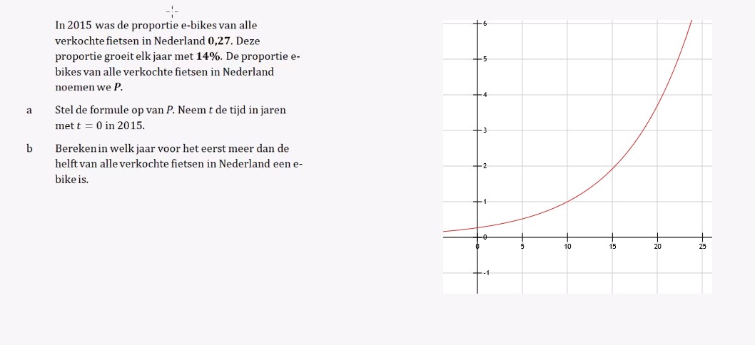 Groeipercentages opgave 26