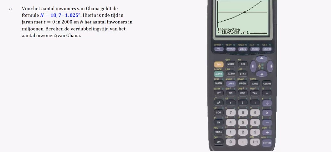 Groeipercentages opgave 35