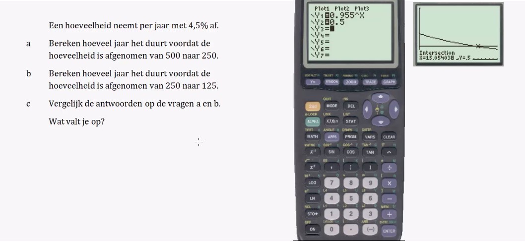 Groeipercentages opgave 39