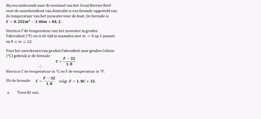 Herleiden en combineren van formules opgave 33