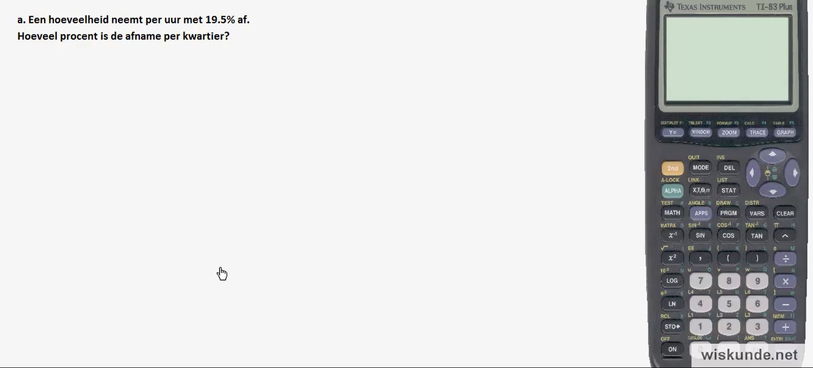 Groeifactoren en groeipercentages Opgave 14