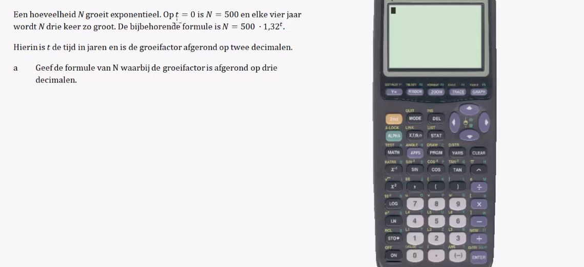 Groeifactoren en groeipercentages Opgave 17