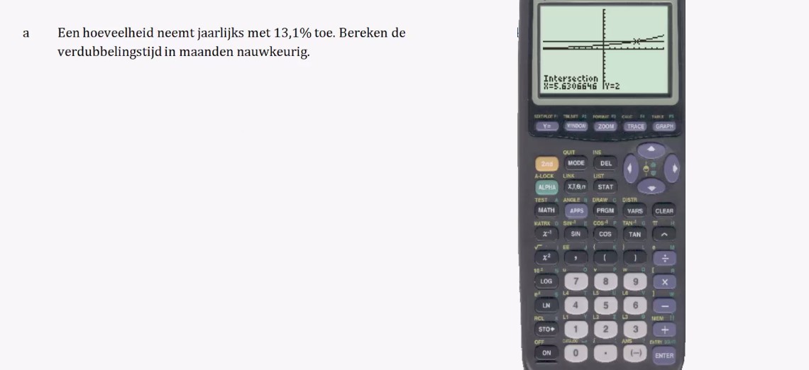 Groeifactoren en groeipercentages Opgave 23