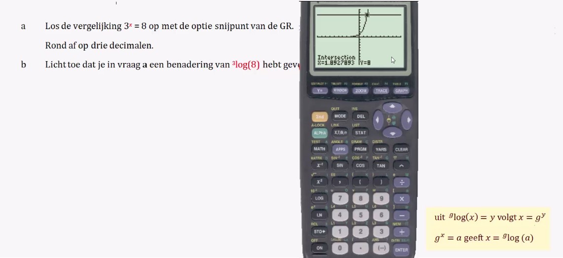 Werken met logaritmen Opgave 41