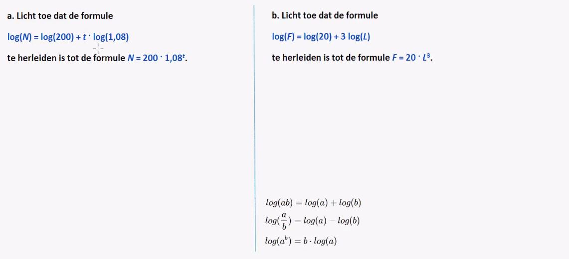 Formules omwerken Opgave 71