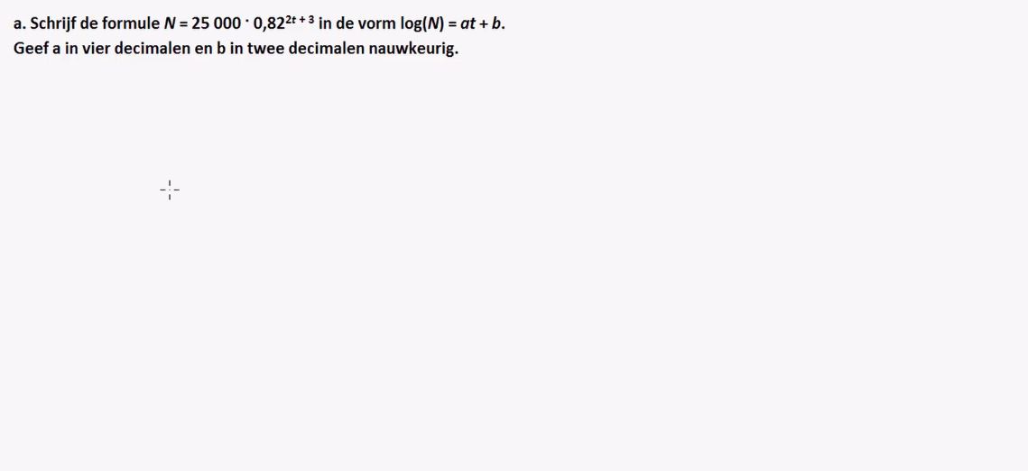 Formules omwerken Opgave 75