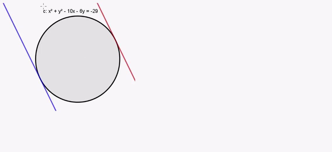 Cirkels, raaklijnen en functies opgave 52