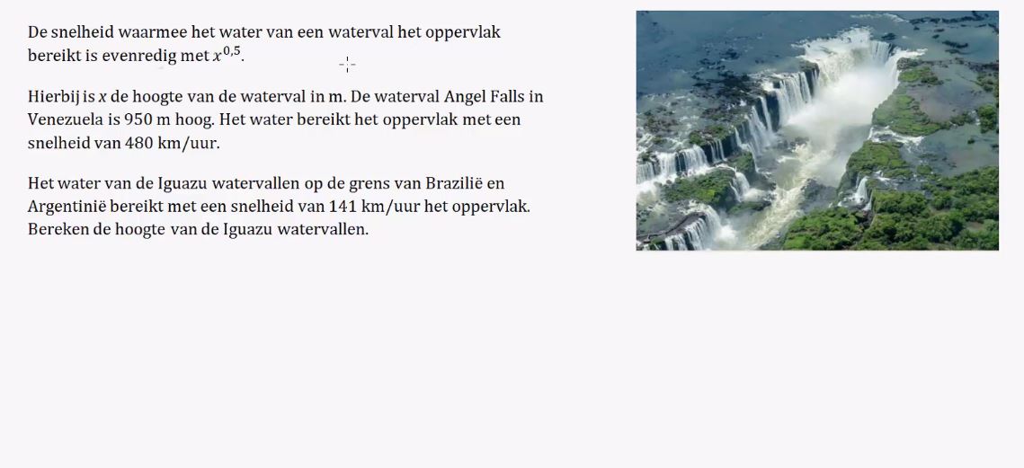 Evenredigheden Opgave 6